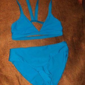 Mikoh bright blue swimsuit